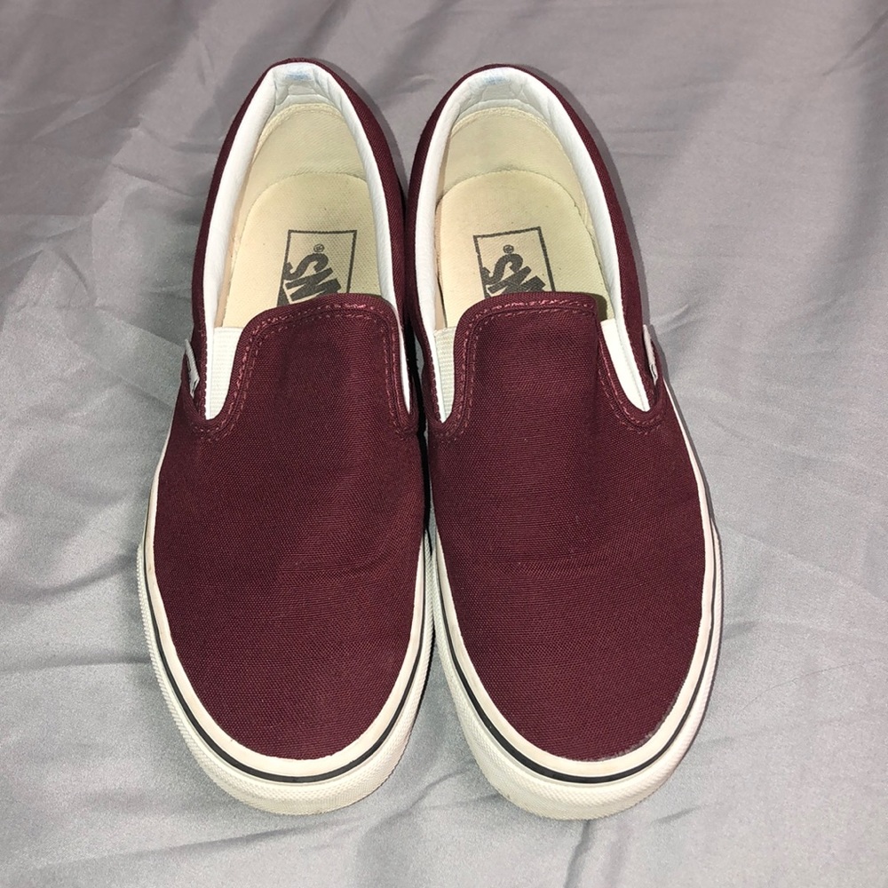 Maroon Vans